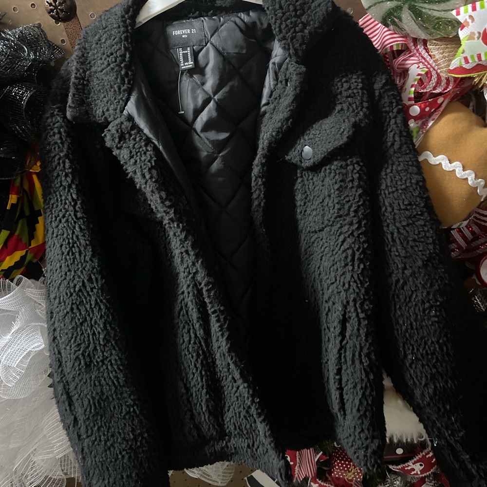 Black teddy coats